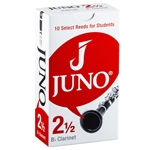 Juno JCR0125 Bb Clarinet, Box of 10 Reeds, 2.5
