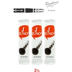 Juno JCR0125/3 Bb Clarinet, 3 Reed Card, 2.5