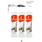 Juno JSR612/3 Alto Sax, 3 Reed Card, 2