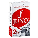 Juno JSR6125 Alto Sax, Box of 10 Reeds, 2.5