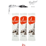 Juno JSR6125/3 Alto Sax, 3 Reed Card, 2.5