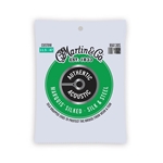 Martin MA130S Authentic Silked Guitar String Set, Silk & Steel Folk, Custom Light, 11.5- 47