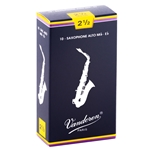 Vandoren SR2125 Traditional Alto Saxophone Reed 2.5 (Box/10)