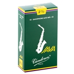 Vandoren SR2625 Java Alto Saxophone Reed 2.5 (Box/10)