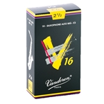 Vandoren SR7025 V16 Alto Saxophone Reed 2.5 (Box/10)