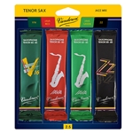 Vandoren SRMIXT25 Tenor Saxophone Reed Sampler 2.5