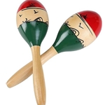 Westco MA7902 Maracas, Tri-Color, Medium