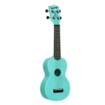 Kala KA-R-WMG-BL-S Aqua Mist GITD Soprano Recycled Waterman w/ Bag