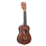 Kala KA-S Satin Mahogany Soprano Ukulele w/ White Binding