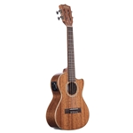 Kala KA-SMH-TG-CE Solid Mahogany Tenor Cutaway w/ EQ Ukulele