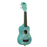 Kala UK-SEASCAPE Ukadelic Seascape Soprano Ukulele w/ Tote Bag