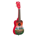 Kala UK-SURFARI Ukadelic Surfari Soprano Ukulele w/ Tote Bag