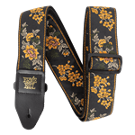Ernie Ball P05363 Classic Jacquard Guitar / Bass Strap - Tangerine Blossom