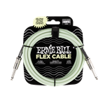Ernie Ball P06436 Flex Instrument Cable Straight/straight 10ft - Glow In Dark