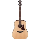 Ibanez AAD100EOPN Grand Dreadnought Acoustic Electric Guitar, Open Pore Natural