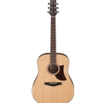 Ibanez AAD100OPN Grand Dreadnought Acoustic Guitar, Open Pore Natural