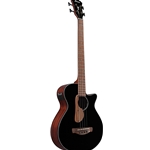 Ibanez AEGB24EBKH 4-String Acoustic Bass Guitar - Black High Gloss