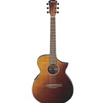 Ibanez AEWC32FMASF Acoustic Electric Guitar, Amber Sunset Fade Gloss