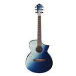 Ibanez AEWC32FMISF Acoustic Electric Guitar, Indigo Sunset Fade High Gloss