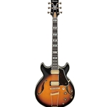 Ibanez AM2000HBS Artstar Semi Hollow Body Guitar  w/Case, Brown Sunburst