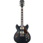 Ibanez AS73GBKF Artcore Semi- Hollow Body Electric  Guitar, Black Flat