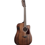 Ibanez AW5412CEOPN Artwood AW 12-String Acoustic Guitar, Open Pore Natural