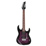 Ibanez GRX70QATVT GRX Electric Guitar, Transparent Violet Burst