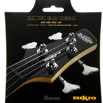 Ibanez IEBS4CMK 4-String Mikro Coated Nickel Wound Electric Bass Guitar String Set. 45-105