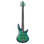 Ibanez SR405EQMSLG SR Standard 5-String Electric Bass Guitar - Surreal Blue Burst Gloss