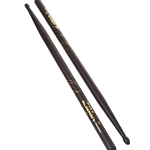 Zildjian DB5BBKN 5B Nylon Tip Hickory Drumsticks, Black