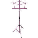 Hamilton Stands KB900PK 2-Piece Collapsible Music Stand w/Bag, 45" Tall, Pink
