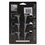 Ping P2650 6-String Electric Guitar Tuning Machine Head, Chrome