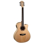 Washburn AG40CEK-A-U Grand Auditorium Ac/ El Guitar w/ Harshell Case
