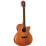 Washburn WCG55CE-O-U KOA Grand Auditorium Acoustic Electric Guitar-Natural - $127.01 PRICE DROP!