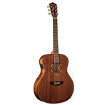 Washburn WLO12SE-O-U Woodline Solid Mahogany Top Orchestra Acoustic Electric Guitar, Natural