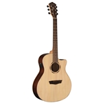 Washburn WLO20SCE-O-U Woodline Orchestra Cutaway Acoustic Electric Guitar, Natural