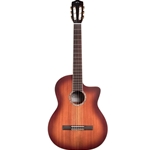 Cordoba C4CE Classical Acoustic Electric Guitar, African Mahogany, Edgeburst