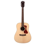Guild D240EARCHBACKNAT Dreadnought Acoustic-Electric Guitar, Natural