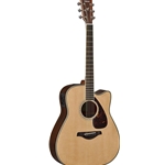 Yamaha FGX830C Dreadnought Acoustic Electric Guitar, Natural