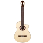 Cordoba GKSTUDIONEGRA Negra Classical Acoustic Electric Guitar, Spruce/Rosewood
