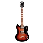 Guild POLARADLXVSB Polara Deluxe Electric Guitar, Vintage Sunburst