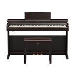 Yamaha YDP166R Arius Traditional Console Digital Piano with Bench, Dark Rosewood