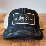 Taylor  390 Trucker Cap,Black/Khaki, Patch