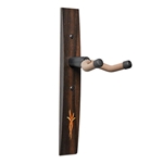 Taylor 70193 Guitar Wall Hanger - Ebony with Myrtlewood/Boxwood Bouquet Inlay