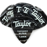 Taylor  80716 Prem 351 Thermex UltraPicks,Black Onyx, 1.00mm,6-Pack