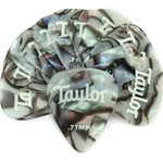 Taylor  80735 Celluloid 351 Picks,Abalone,0.71mm,12 Pack