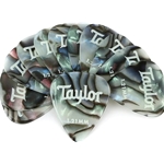 Taylor  80737 Celluloid 351 Picks,Abalone,1.21mm,12 Pack
