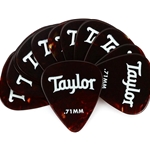 Taylor  80775 Celluloid 351 Picks,Tort Shell,0.71mm 12 Pack