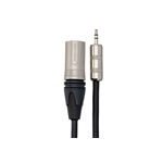 Hosa Technology MMX-101.5 Camcorder Microphone Cable,  3.5 mm TRS to Neutrik XLR3M, 1.5 ft