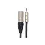 Hosa  MMX-101.5 Camcorder Microphone Cable,  3.5 mm TRS to Neutrik XLR3M, 1.5 ft